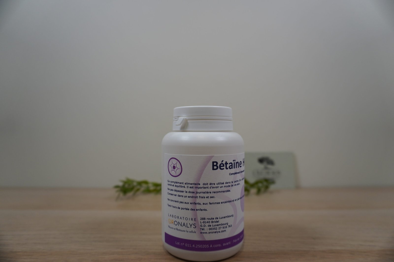 Bétaïne HCl – Digestion & acidité gastrique | Oronalys – Image 2