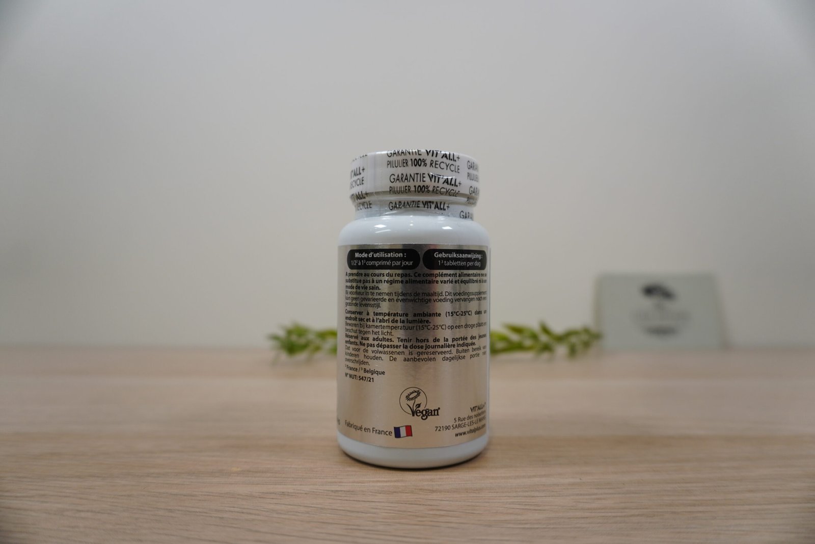 Fer Bisglycinate – Haute assimilation & tolérance | Vit’All+ – Image 3