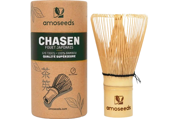 Fouet à Matcha en Bambou