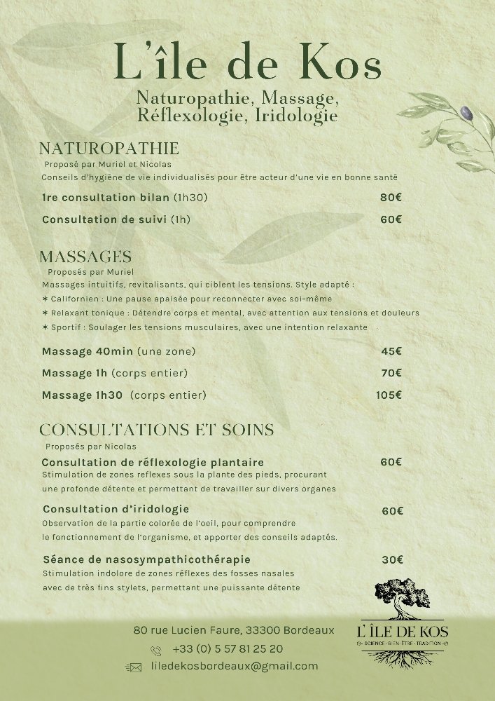 Consultations bien-être à Bordeaux