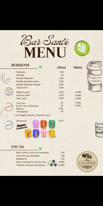 Menu bar bien-être Bordeaux Menu bar bien-être Bordeaux